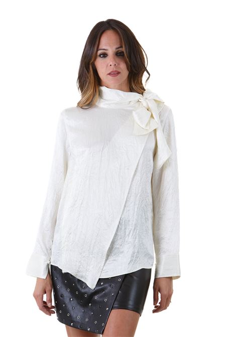 Camicia stropicciata con fiocco ISABELLE BLANCHE | Camicie | C070-T016110